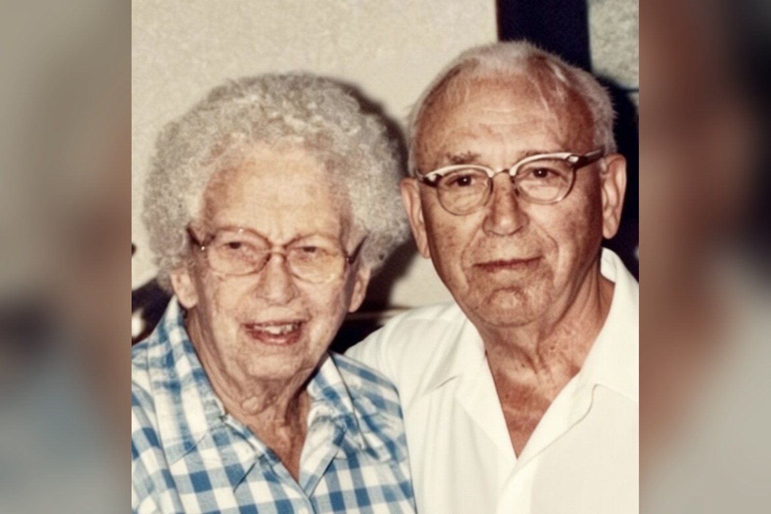 Andrew E. "A.E." Shutt and his wife Berzie Shutt — co-founders of Doll Furniture Company in Normal, Illinois, 1944. A.E. was a prolific inventor, credited among the early designers of the automobile turn signal and creator of the Strip-o-lator furniture stripping machine.
