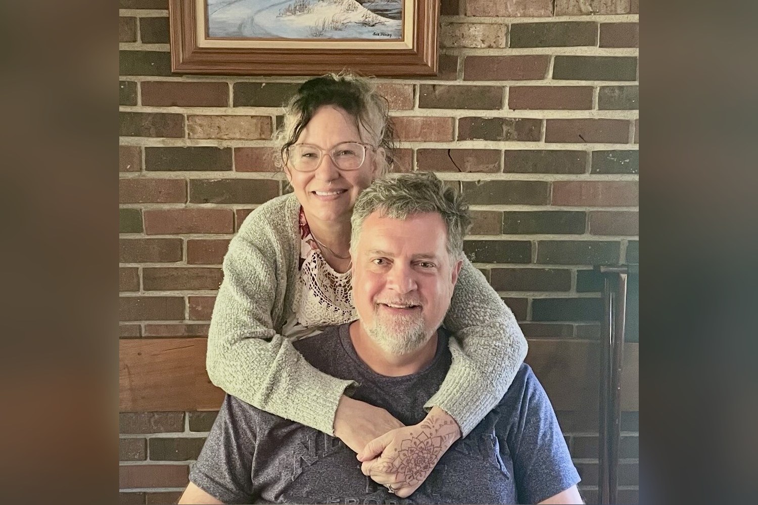 James Shutt and his wife Brooke Shutt — third-generation owners of Doll Furniture Company. James runs the shop on a daily basis and has worked in furniture refinishing full-time since May 1988, when he joined right after graduation. Brooke supports the business and is also an artist who draws and paints daily. James paints in acrylic and oil when time allows.